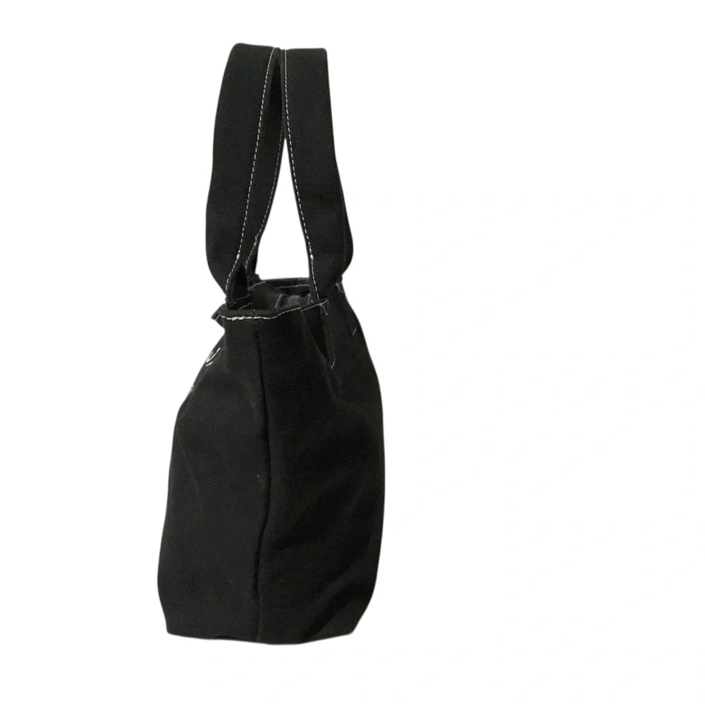 Marc Jacobs Black Canvas Logo Tote